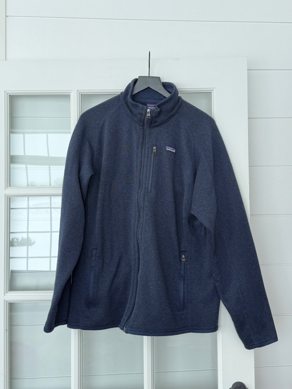 Patagonia Dark Navy Zip-Up Fleece Jacket